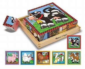 Farm Cube Wooden Puzzle de Melissa & Doug