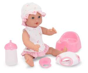 Annie - 12" Drink & Wet Doll de Melissa & Doug