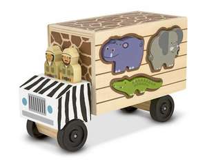 Animal Rescue Shape-Sorting Truck de Melissa & Doug