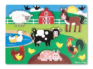 Farm Peg Puzzle de Melissa & Doug