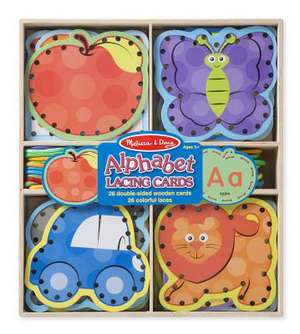 Alphabet Lacing Cards de Melissa & Doug