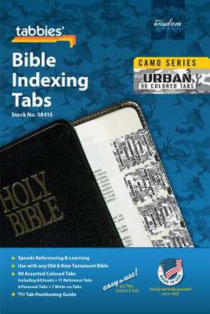 Camo 'Urban' Bible Indexing Tabs de Tabbies