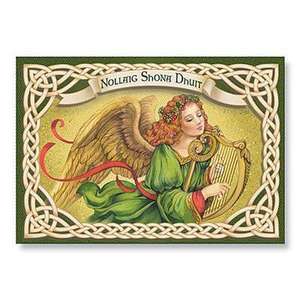 Irish Angel Christmas Cards - 25 Cards / 26 Envelopes: Collectible Trading Cards