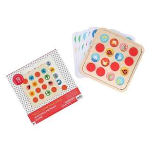 Multi-Theme Matching Wooden Memory Game de Chronicle Books