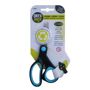 5" Comfort Grip Scissors de Onyx Green