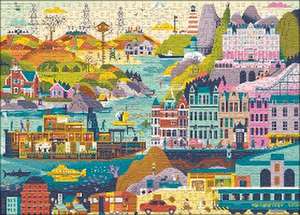 Wes Anderson Films Puzzle 1000 Teile de Alexandre Clérisse