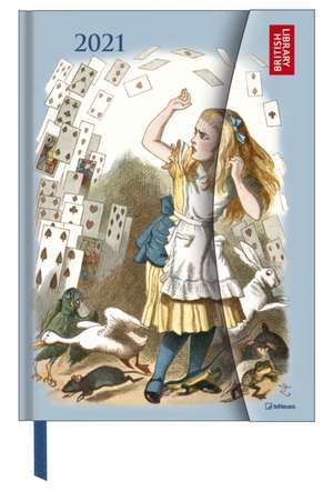 Alice in Wonderland 2021 Buchkalender 16x22