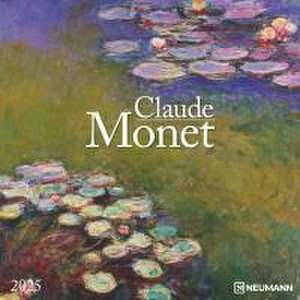 Claude Monet 2025 - Wand-Kalender - Broschüren-Kalender - 30x30 - 30x60 geöffnet - Kunst-Kalender de Neumann