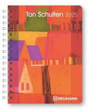 Ton Schulten 2025 - Diary - Buchkalender - Taschenkalender - Kunstkalender - 16,5x21,6 de Neumann