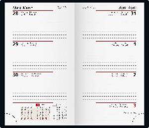 rido/idé 7016903015 Taschenkalender Modell Taschenplaner int. (2025)| 2 Seiten = 1 Woche| A6| 144 Seiten| Kunstleder-Einband| schwarz