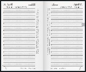 rido/idé 7025013905 Buchkalender Modell reise-merker (2025)| 1 Seite = 1 Tag| 113 × 195 mm| 416 Seiten| Balacron-Einband| schwarz