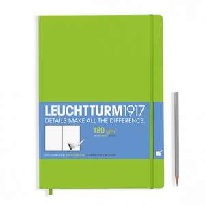 Agendă Sketchbook Leuchtturm (A4+): Lime, Master