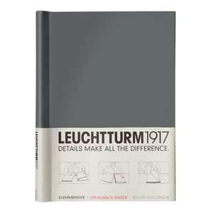 Springback binder Leuchtturm: Antracit, 200 de file