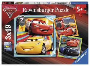 Disney Cars: Bunte Flitzer. Puzzle 3 x 49 Teile