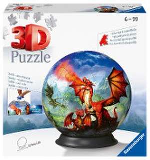 Ravensburger 3D Puzzle 11565 - Puzzle-Ball Mystische Drachen - Puzzeln in drei Dimensionen nach Motiv oder Zahlen - für Erwachsene und Kinder ab 6 Jahren