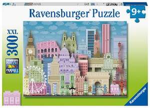 Ravensburger Kinderpuzzle - 13355 Buntes Europa - 300 Teile Puzzle für Kinder ab 9 Jahren