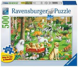 At the Dog Park 500 PC Large Format Puzzle de Ravensburger