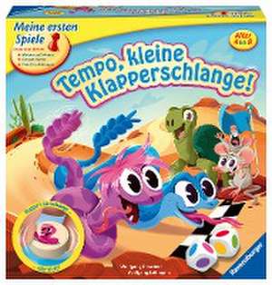 Ravensburger 20950 - Tempo, kleine Klapperschlange! - das lustige Brettspiel für Kinder ab 4 Jahren, für alle Fans auch von Tempo kleine Schnecke de Wolfgang Dirscherl