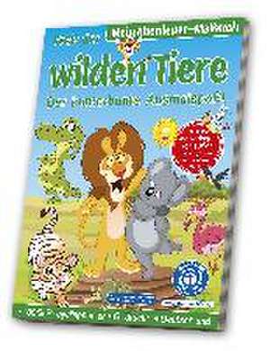 Malbuch Blauer Engel: Wilde Tiere