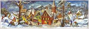 Adventskalender "Kleines Dorf im Winter" de Elisabeth Lörcher