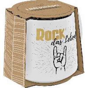 GRUSS & CO Tasse konisch "Rock das Leben!"