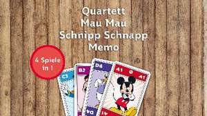 Display Disney Mickey Mouse & Friends - Quartett 4 in 1 de Spielkartenfabrik Altenburg