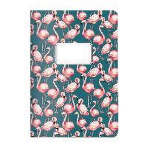 Hefte A5 Pattern Pink Flamingo