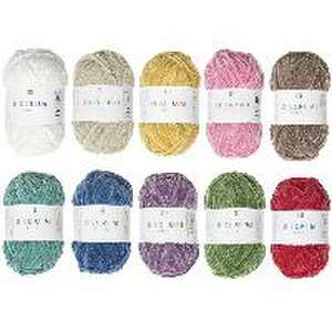 Ricorumi Set 10er "Nilli Nilli rainbow", Farben: 001, 021, 004, 008, 023, 017, 013, 012, 019, 009