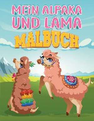 Mein Alpaka und Lama Malbuch de Sommer Melanie