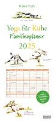 Yoga für Kühe Familienplaner 2025 - Wandkalender - Familien-Kalender mit 6 Spalten - Format 22 x 49,5 cm de DUMONT Kalender