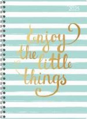 Ladytimer Ringbuch Little Things 2025 - Taschen-Kalender A5 (15x21 cm) - Schüler-Kalender - Weekly - Ringbindung - 128 Seiten - Alpha Edition de Alpha Edition