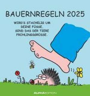 Bauernregeln 2025 - Postkarten-Kalender - Kalender-mit-Postkarten - zum-raustrennen - 16x17 de Alpha Edition