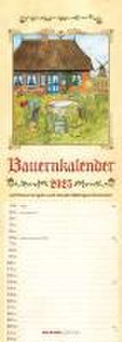 Bauernkalender 2025 - Streifen-Kalender 15x42 cm - mit 100-jährigem Kalender und Bauernregeln - Wandplaner - Küchenkalender - Alpha Edition de Alpha Edition