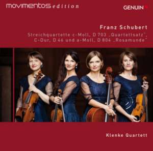 Streichquartette D 703,D 46/+(Movimentos Ed.) de Klenke Quartett