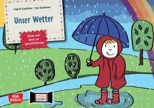 Unser Wetter. Kamishibai Bildkartenset de Ingrid Gnettner