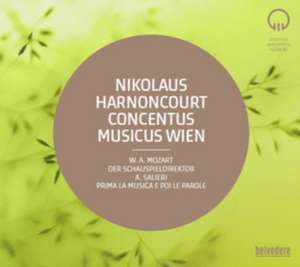 Prima la Musica/Der Schauspieldirektor de Nikolaus/Concentus Musicus Wien Harnoncourt