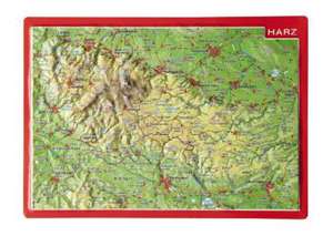 Reliefpostkarte Harz de André Markgraf