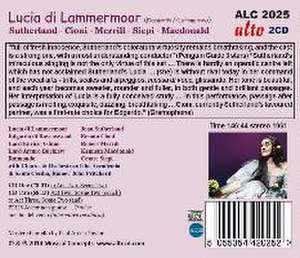 Lucia di Lammermoor de Sutherland/Pritchard/Chorus & Orch. of Accademia