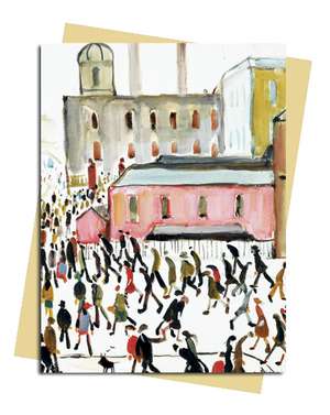 L.S. Lowry: Going to Work Greeting Card: Pack of 6