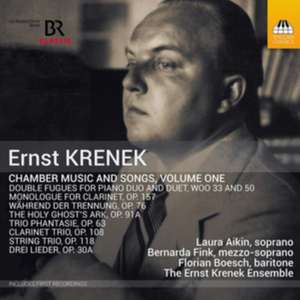 Kammermusik und Lieder,Vol.1 de Aikin/Fink/Boesch/Krenek Ensemble