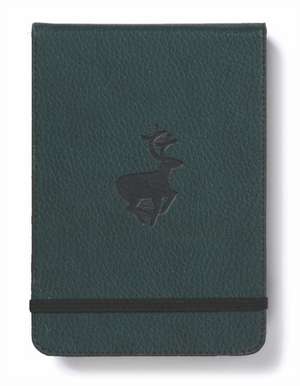 Dingbats A6+ Wildlife Green Deer Reporter Notebook - Graphed