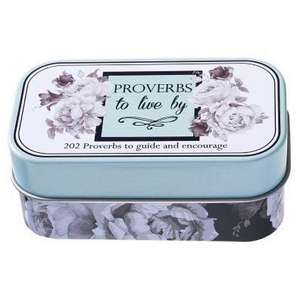 Cards in Tin Proverbs to Live by de Christian Art Gifts