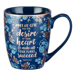 Mug May He Give You Psalm 20 de Christian Art Gifts