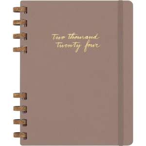 Moleskine 2024 12-Month XL Life Spiral Planner: Crush Almond de Moleskine