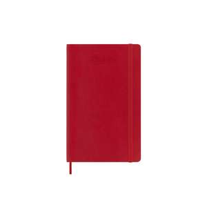 Moleskine 2025 18-Month Weekly Large Softcover Notebook: Scarlet Red de Moleskine