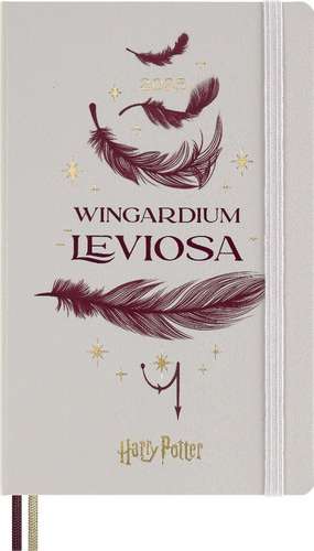 Moleskine Ltd. Ed. Harry Potter 2025 12-Month Weekly Large Hardcover Notebook: Wingardium Leviosa de Moleskine