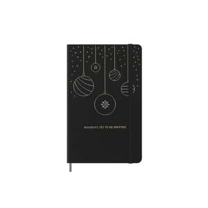 Moleskine Holiday Large Ruled Notebook: Black de Moleskine