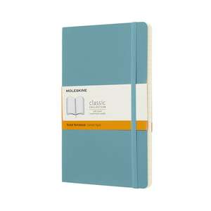 Moleskine Reef Blue Notebook Large Ruled Soft de Moleskine