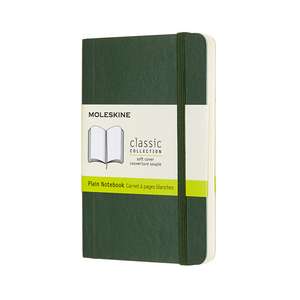 Moleskine Pocket Plain Softcover Notebook: Myrtle Green de Moleskine