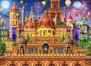 Brain Tree - Castle Festival 1000 Pieces Jigsaw Puzzle for Adults